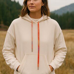 Madewell sweatshirt Hoodie S Neutral  athleisure soft cozy top Casual pullover